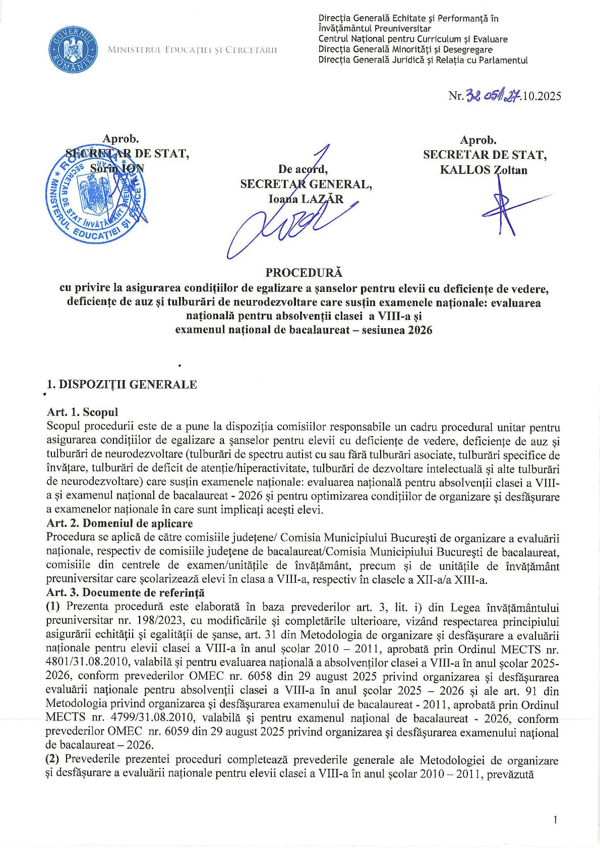 32051_Procedura egalizare sanse_2025-2026-02